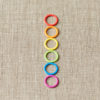 Coco Knits colored ring stitch markers